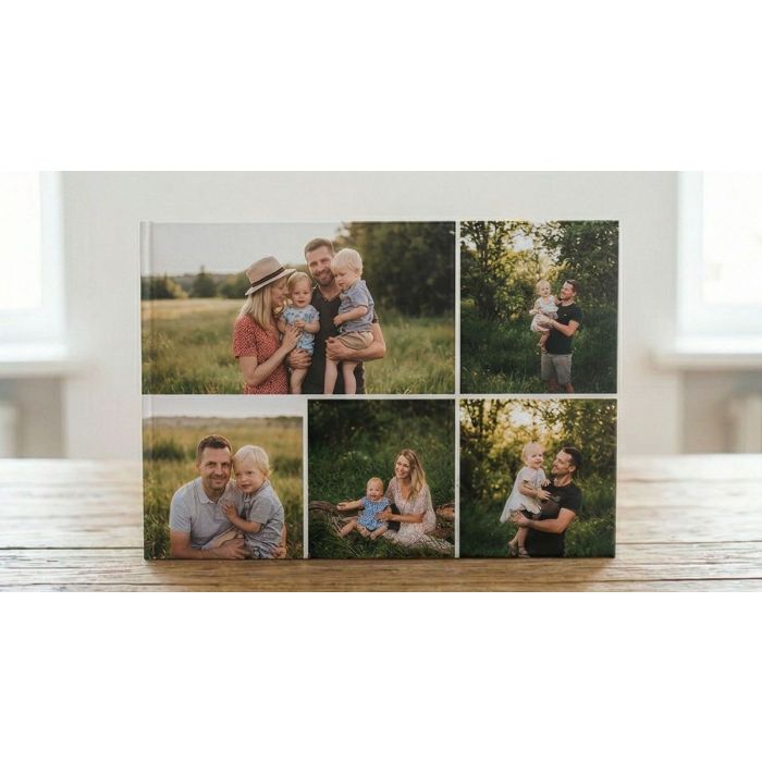 Personalizējama fotogrāmata Basic A4 120, horizontāla, ar pilnu cieto vāku apdru